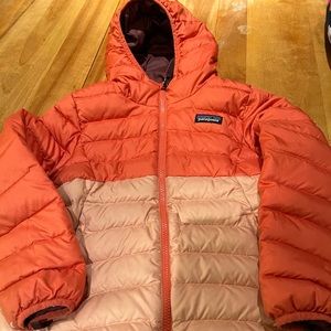Patagonia Girls’ Reversible Down Hooded Jacket